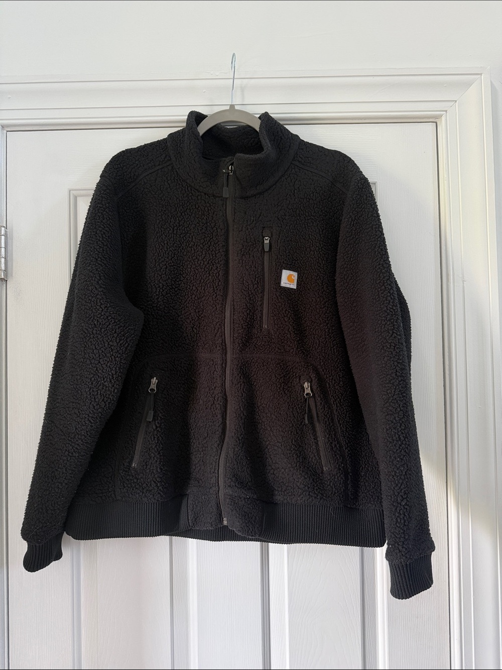 Carhartt women’s Black Sherpa Full-Zip Jacket